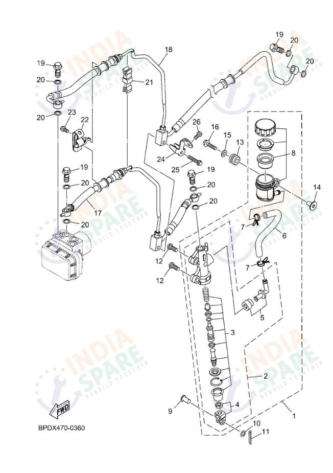 REAR MASTER CYLINDER